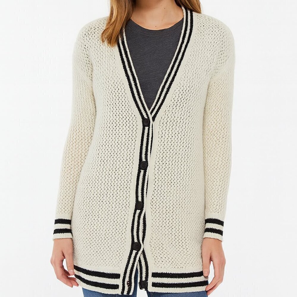 American Eagle Outfitters Women’s Cream Knit Cardigan Sweater Size Women's XS